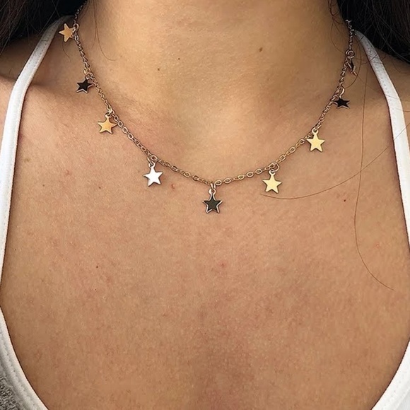 5 for $25 Star Charm Dainty Necklace - Picture 4 of 5